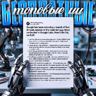 Google раздает бесплатные нейросети: список лучших ИИ-инструментов