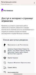 Интернет в Москве урезали до четырёх сервисов