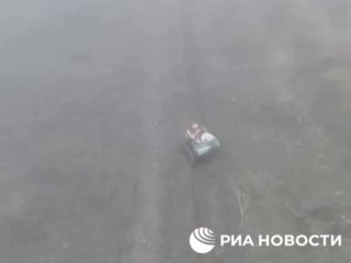 Видео: робот вывез раненого бойца с передовой под Константиновкой