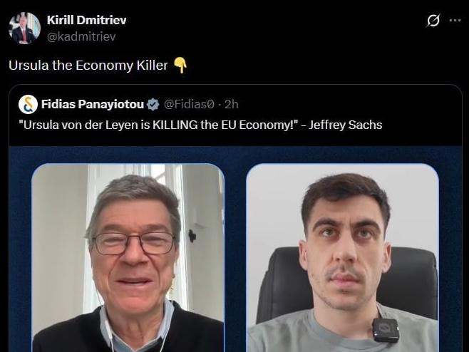 Дмитриев назвал фон дер Ляйен «убийцей экономики»