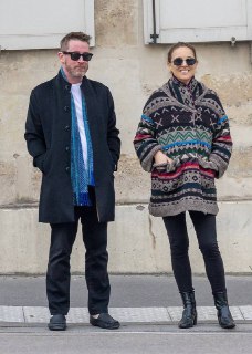 Маколей Калкин и Натали Портман прогулялись в Париже