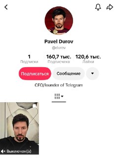 TikTok разблокировал аккаунт Дурова