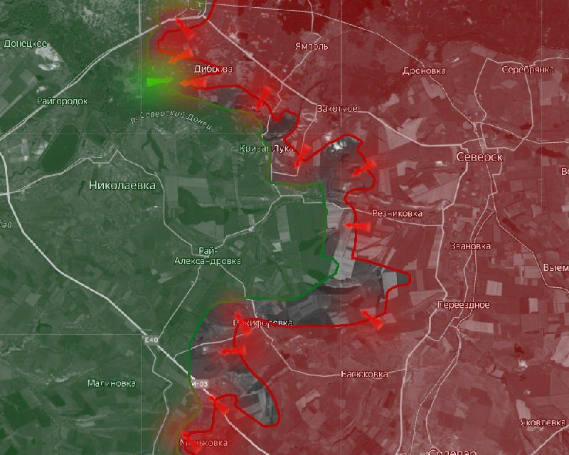 Бои на Славянском направлении: попытка прорыва к Рай-Александровке