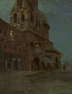 Илья Остроухов: мастер лирического пейзажа и «Собор ночью»