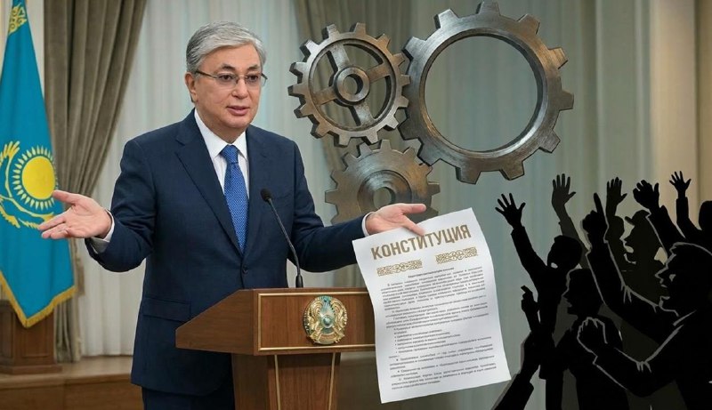 Токаев высмеял критику статуса русского языка в Казахстане перед референдумом