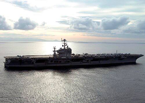 Иранские военные вывели из строя американский авианосец «Авраам Линкольн»