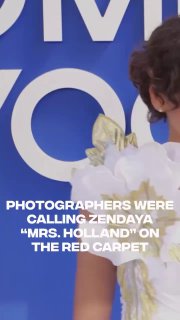 Зендея позирует на дорожках под фамилией мужа Холланд