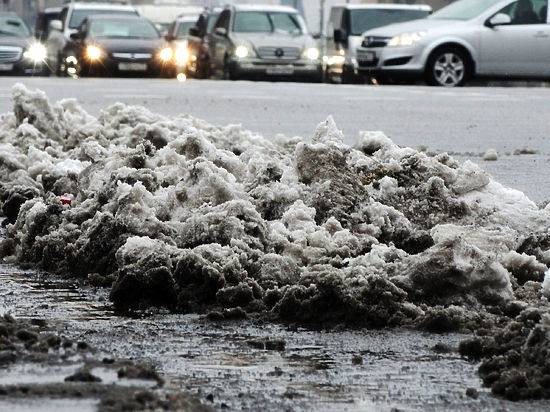 Снег в Москве тает: когда исчезнет снежный покров