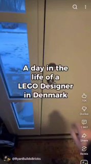 Работа мечты: дизайнер LEGO в Дании работает до 15:35