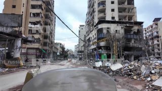 Кадры разрушений в разбомбленном районе Бейрута