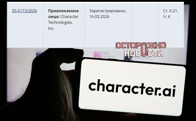 На Character.ai составили протокол за ЛГБТ-пропаганду