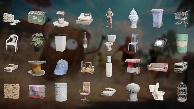В PUBG выйдет новый режим прятки Prop Hunt с масками в виде унитазов