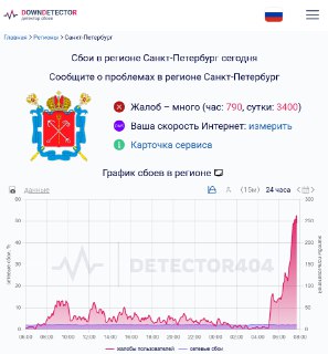 Мобильный интернет пропал в Петербурге и Ленобласти
