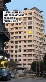 Новые кадры последствий ударов по центру Бейрута