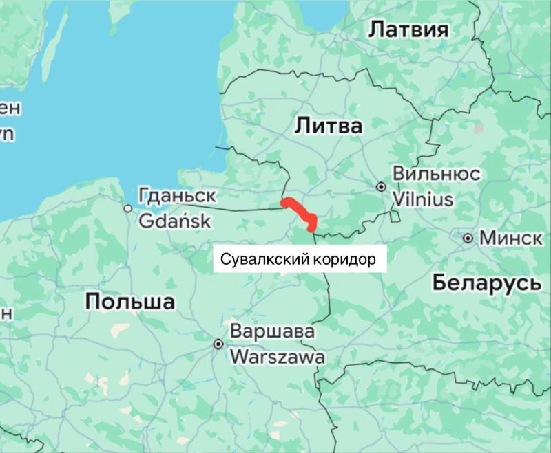 Кабмин Литвы одобрил создание военного полигона в Сувалкском коридоре