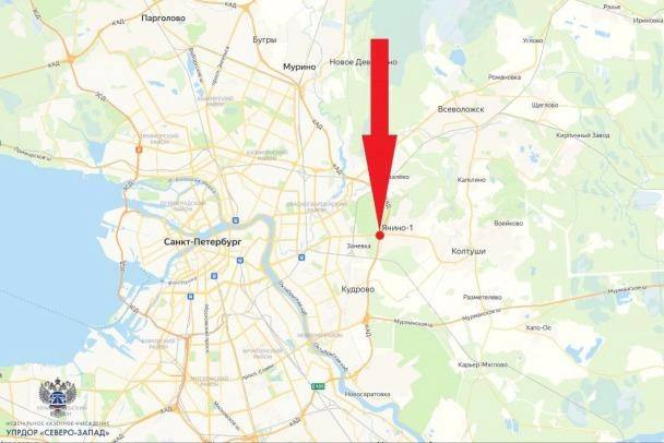 Ремонт на КАД: с 27 марта перекроют полосы на 45-м километре