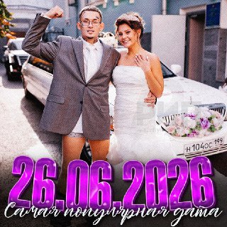 Самая популярная дата для свадьбы в Москве в 2026 году