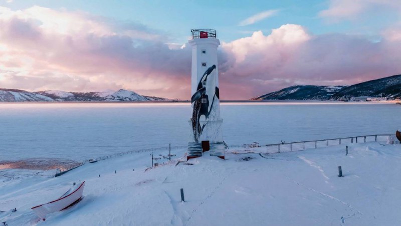 В Магадане хотят превратить маяк в арт-объект с косаткой