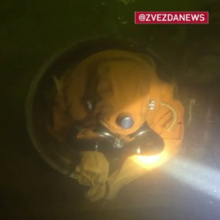 Показана сложная учебная эвакуация с подводной лодки «Уфа»