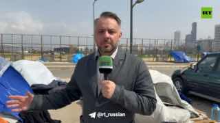 Тяжелые условия в лагере беженцев в Бейруте после ударов Израиля