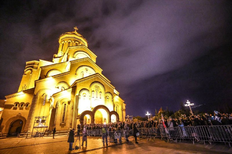 Прощание с Католикосом-Патриархом всея Грузии Илией Вторым