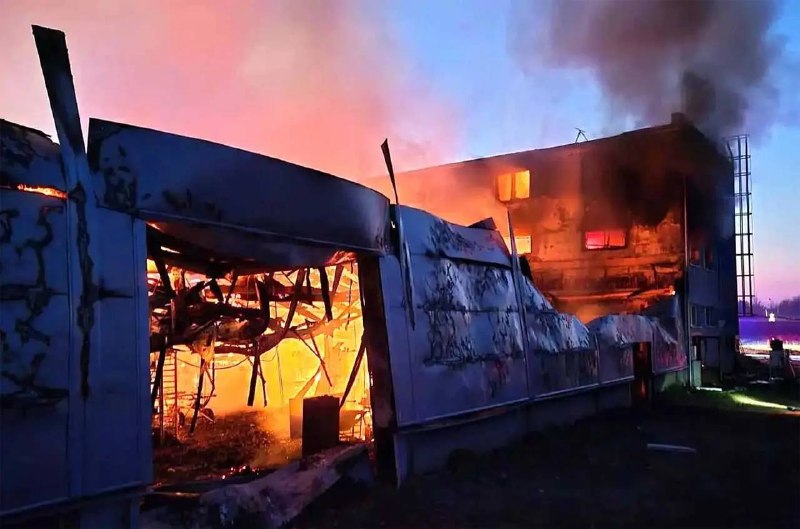 Подпольщики сожгли чешский завод по производству БПЛА в кооперации с Израилем