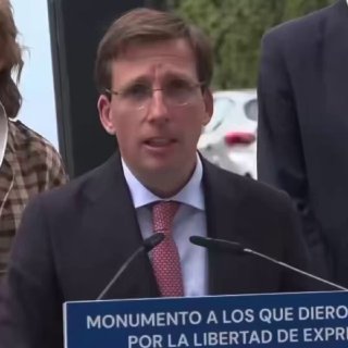 Голубь нагадил мэру Мадрида во время речи о свободе прессы