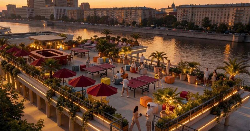 В Парке Горького появится летняя веранда