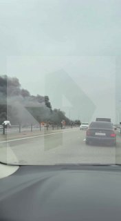 Взрыв бензовоза и ДТП на трассе Ростов — Таганрог