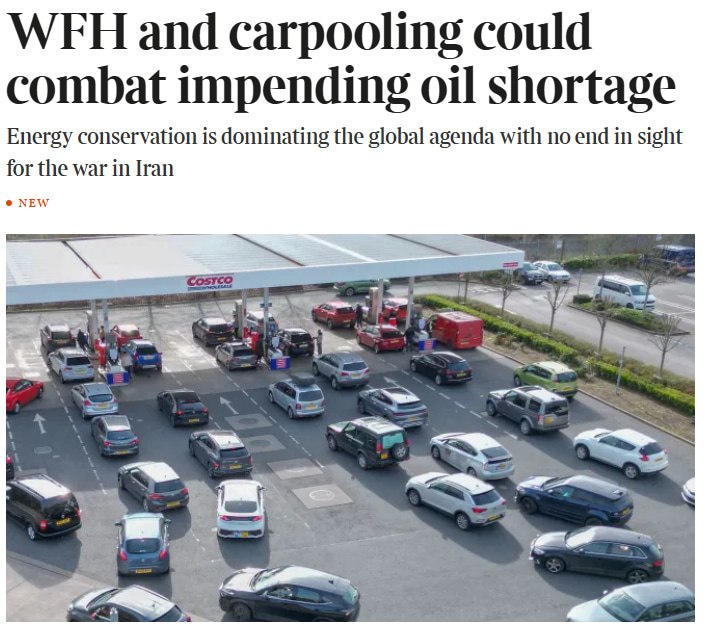 В Британии обсуждают ограничения на топливо из-за войны в Иране