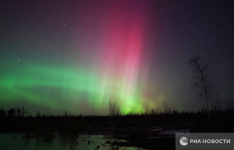 Возможны сильные полярные сияния в ночь на 22 марта