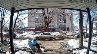 Снежная глыба упала на женщину с кошками в Нижегородской области: одна кошка погибла