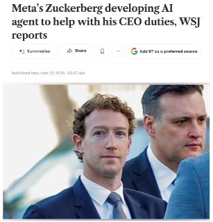 Цукерберг хочет заменить себя на ИИ-агента в Meta