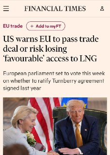 США грозят Европе повышением цен на газ из-за торговых барьеров