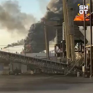 Пожар на заводе Valero в Техасе