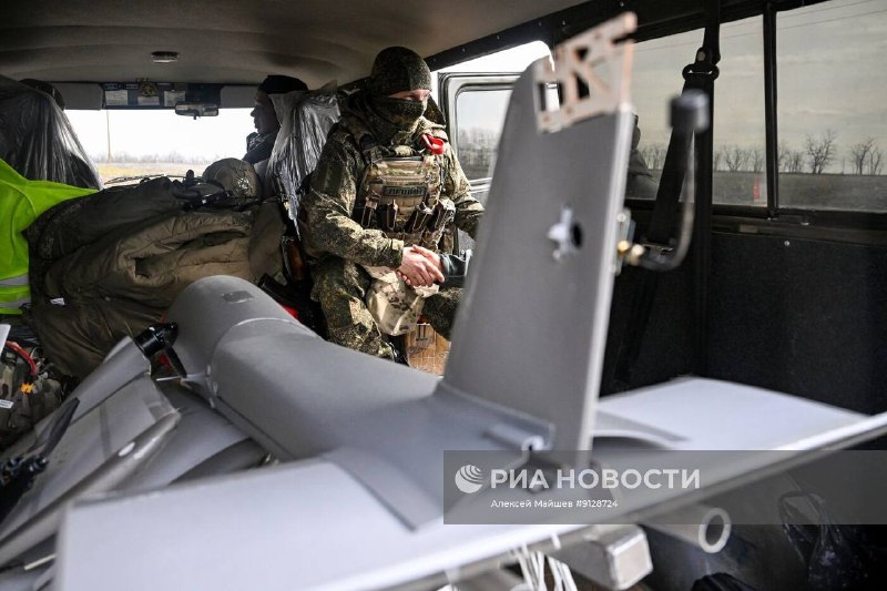 Кадры боевой работы расчётов FPV-дронов на Запорожском фронте