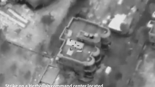 ЦАХАЛ показал кадры удара по штаб-квартире «Хезболлы» в Бейруте