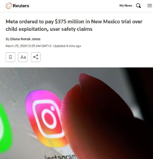 Суд обязал Meta выплатить $375 млн за содействие эксплуатации детей