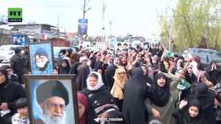 Жители Кашмира жертвуют ценности в поддержку Ирана