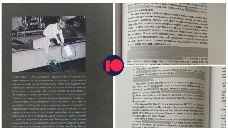 В России начали издавать книги с закрашенными серыми полосками словами и фото