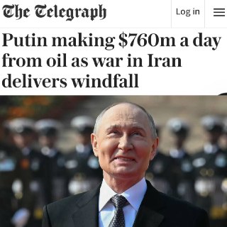 «Путин зарабатывает на нефти 760 миллионов долларов в день»: Доходы от продажи российской нефти и газа в марте удвоятся