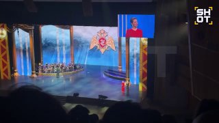 Макан выступил в Кремле в форме Росгвардии на 10-летии войск