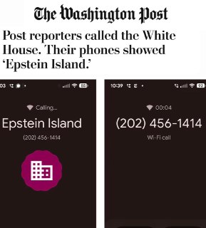 Номер пресс-службы Белого дома в Google Maps ошибочно назвали «островом Эпштейна»