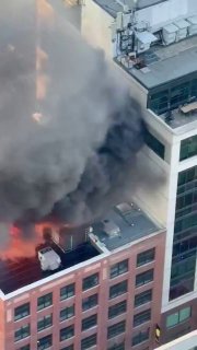 Взрыв пропановых баллонов на стройке в Торонто