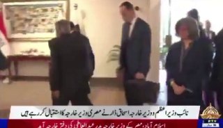 Глава МИД Пакистана упал во время приветствия коллег