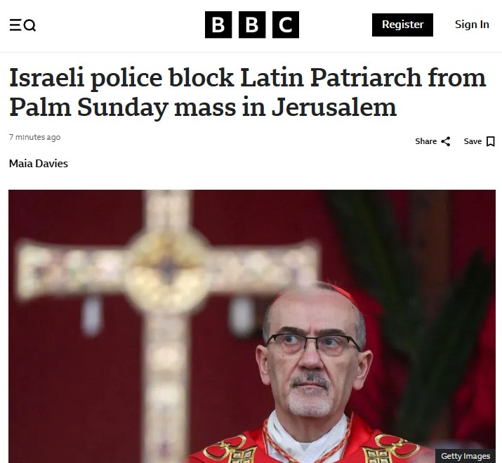 Израиль впервые за столетие запретил католическим священнослужителям войти в Иерусалим на службу