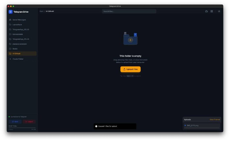 Telegram получил встроенное облачное хранилище Drive
