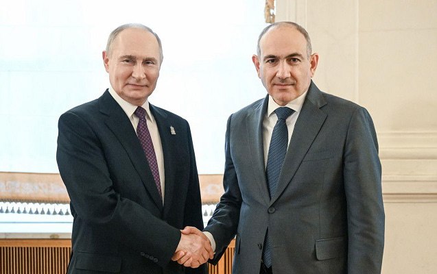 Путин встретится с премьером Армении Пашиняном в Москве
