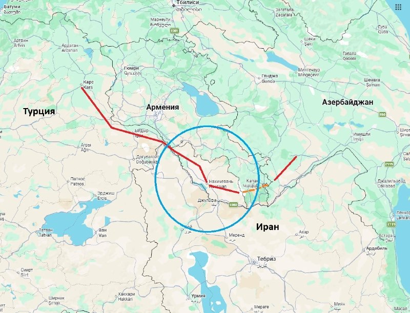 Прямой ж/д путь между Турцией и Азербайджаном строится независимо от ситуации с Арменией