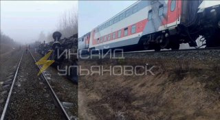 Губернатор выехал на место схода вагонов поезда в Ульяновской области